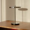 Nabíjacia stolová lampa UMAGE LED Asteria Move, leštená oceľ, 31 cm - 2499