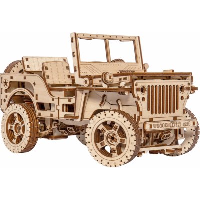 Wooden City 3D mechanické puzzle Jeep 4x4 569 ks WR309