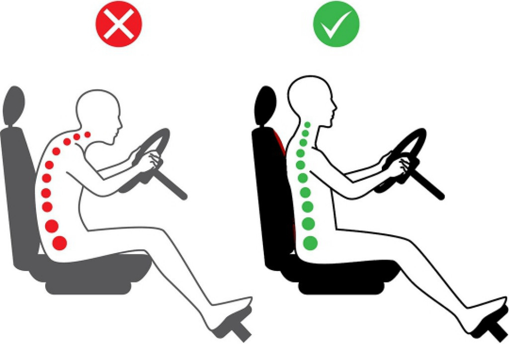 Autopoťah GT ergonomické čierne tričko