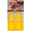 Banquet Silikonová forma 6ks méďové 31x18x2cm Culinaria yellow