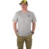Black Cat Tričko Grey Marl T-Shirt - XL