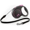 Flexi Black Design M lanko 5 m růžové 20 kg