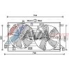Ventilátor chladenia motora AVA Clever Choice MZ7550