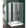 AQUATEK MASTER R24 120 x 80cm sprchový kút obdĺžnikový, profil chróm - chróm - sklo matné (61)
