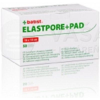 Batist Elastpore+Pad Sterilné krytie na rany (10 x 15 cm) 50 náplastí s vankúšikom