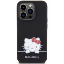 Hello Kitty Liquid Silicone Daydreaming Logo iPhone 15 Pro, čierne