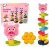 Majlo Toys Náučná šmykľavka Prasiatko s basketbalom