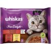 Whiskas Pure Delight s hovädzím a kuracím mäsom 4 x 85 g