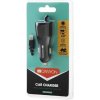 Canyon CNE-CCA033B, univerzálna autonabíjačka, 1x USB, výstup 5V/2,4A, Smart IC, integrovaný kábel Lightning, čierna CNE-CCA033B-US