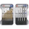 BGS technic 50818 BGS , Sada kombinovaných vrtáků 1,5 - 10 mm 17dílná