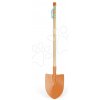 Záhradné náradie rýľ Happy Garden Janod kovový s drevenou rúčkou oranžový