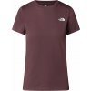 The North Face Dámske tričko W S/S SIMPLE DOME SLIM TEE vínová biela