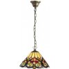 Závesná lampa Tiffany BRIGHT Ø25