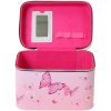 Kozmetický kufrík Adar, viacfarebný s motýlikmi, 23x18x11,5 cm