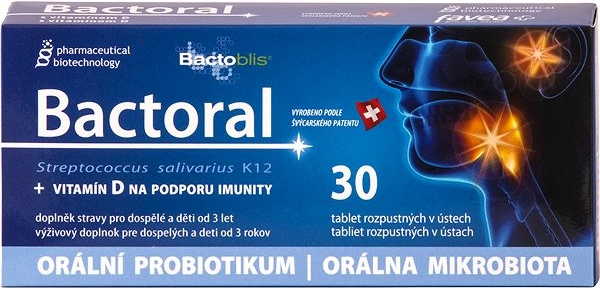 Bactoral + Vitamín D 30 tabliet