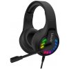 A4Tech Bloody G230, slúchadlá s mikrofónom, ovládanie hlasitosti, čierna, hracie slúchadlá, USB G230-BK
