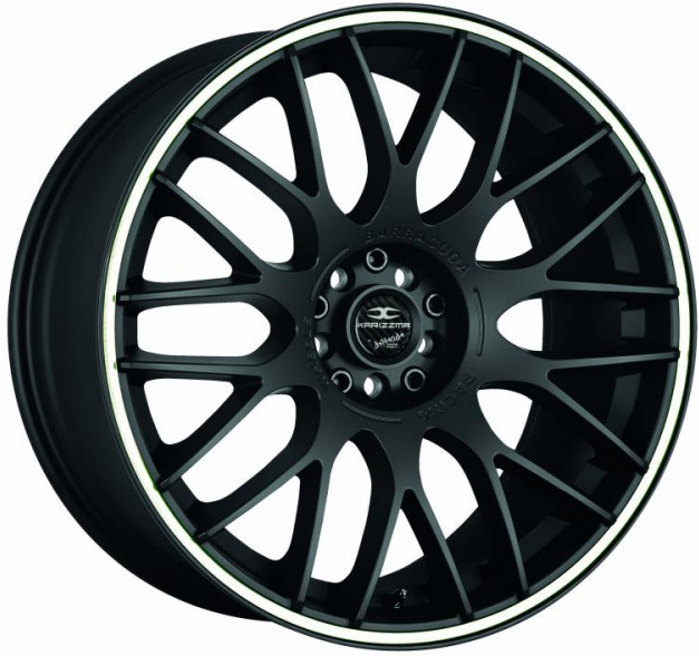 BARRACUDA KARIZZMA 8x18 4x100 ET13 matt black puresports white