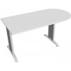 Hobis Doplnkový stôl Flex, 160x75,5x80 cm, biela/kov