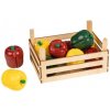 Goki Drevený košík s paprikou
