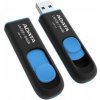 USB kľúč ADATA DashDrive™ Series UV128 64GB USB 3.0 flashdisk, výsuvný, čierny+modrý (AUV128-64G-RBE)