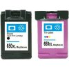 Tinta HP 650XL black (CZ101AE) + HP 650XL color (CZ102AE) - kompatibilný