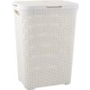 Kôš na bielizeň Curver Style 60L krémovo biely
