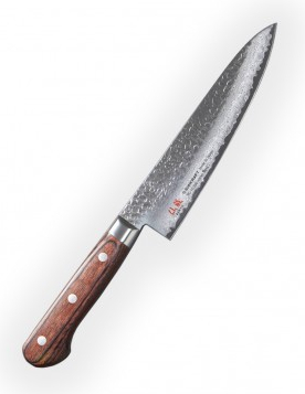 Suncraft nůž Gyuto Chef Senzo Universal Tsuchime Damascus 180 mm