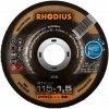 Rhodius 205706 | Rezný kotúč 115 x 1,5 x 22,23 mm, XTK38, vypuklý