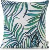 DESIGN 91 Dekoračná obliečka na vankúš - Palms 2, listy v bielom 40 x 40 cm, ZA-432736