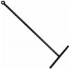 Aqualine Podlahová stierka 300x890 mm, čierna SPH SQ121B