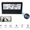 Kamera v budíku FULL HD - Spy Meteo stanica (teplota / vlhkosť) s Wifi / P2P + 32GB pamäť