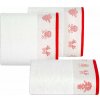 EUROFIRANY VIANOČNÝ FROTÉ UTERÁK NOEL SADA 3KS 70X140 CM BIELA