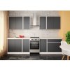 Casarredo MATTINA kuchynská linka 240, antracit-biela