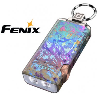Prívesok na kľúče LED Titánová Fenix APEX 20 USB C nabíjateľná LIMITED EDITION Dúhová