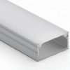 Solight hliníková lištal pre LED pásky 2, 18x9mm, mliečny difúzor, 1m