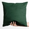 Biante Zamatová obliečka na vankúš Velvet Prémium SVP-012 Zelená 45 x 45 cm