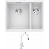 Blanco SUBLINE 340/160 U biela 523552 + Blanco MIDA-S biela 521457