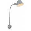 Briloner 2089-014 - Flexibilná nástenná lampa BRELLO 1xE27/10W/230V matný chróm 2089-014 + záruka 3 roky zadarmo