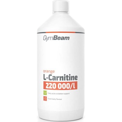 GymBeam L-Carnitine 220 000 mg/l spaľovač tukov príchuť Orange 1000 ml