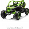 Beneo Elektrické autíčko Can-am Maverick zelený dvojmiestne