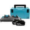 MAKITA 197629-2 AKU SADA LXT 2 x BL1850B + DVOJNABÍJAČKA DC18RD