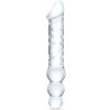 Glas - Double Ended Glass Dildo With Anal Beads - Sklenené Dildo