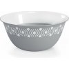 STEFANPLAST Plastová miska Tosca ? 29 cm biela/sivá