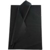 Hodvábny baliaci papier 500x750mm 18g/m² 24ks Čierny