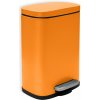 Spirella pedálový odpadkový koš Akira, matný oranžový, ocel, 5 l (10,20819)