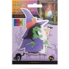 Halloweenska RGB LED dekorácia - samolepiaca - bosorka