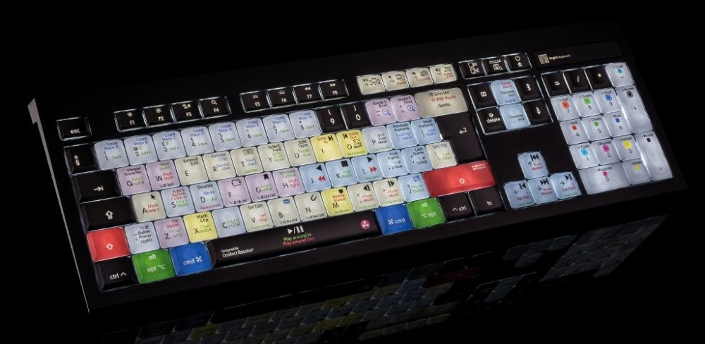 Logickeyboard Blackmagic DaVinci Resolve keyboard ASTRA 2 (Mac)