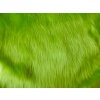 Umelá kožušina, neónovo zelená, 45 mm vlas metráž: min. 0,2 bm