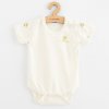 Dojčenské body s krátkym rukávom z organickej bavlny New Baby Olivy - 80 (9-12m)