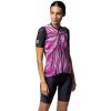 ALÉ Cycling Clothing ALÉ PRAGMA Art W SS, Pink Veľkosť: S Dizajnový letný dámsky dres